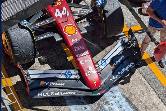 Ferrari SF-25 front wing detail