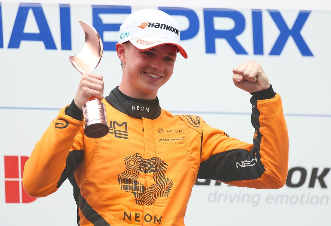 Podium: Taylor Barnard, NEOM McLaren Formula E Team