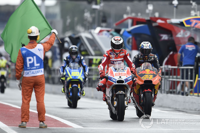 Хорхе Лоренсо, Ducati Team, и Пол Эспаргаро, Red Bull KTM Factory Racing
