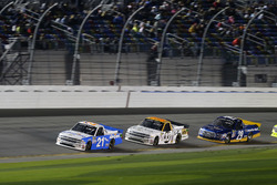 Johnny Sauter, GMS Racing Chevrolet; Kaz Grala, GMS Racing Chevrolet and Chase Briscoe, Brad Keselowski Racing Ford