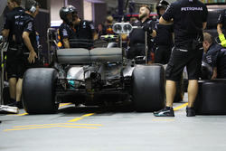 Mercedes AMG F1 pit stop practice