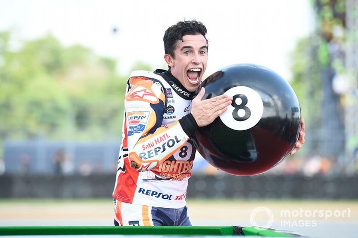 Campeón del mundo Marc Márquez, Repsol Honda Team celebra