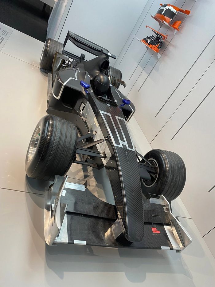 Exhibición de F1 en Madrid