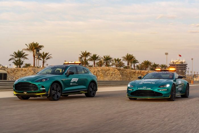 Aston Martin - Samochód bezpieczeństwa F1 i samochód medyczny