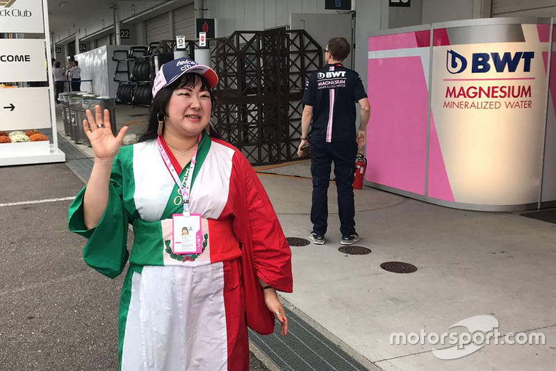 Eri fan de Sergio Pérez, Racing Point Force India F1 Team