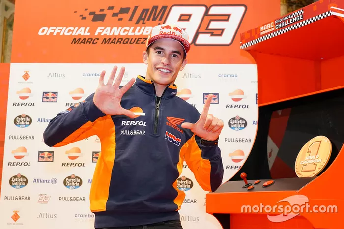 Campeón 2018 Marc Márquez, Repsol Honda Team celebra en Cervera