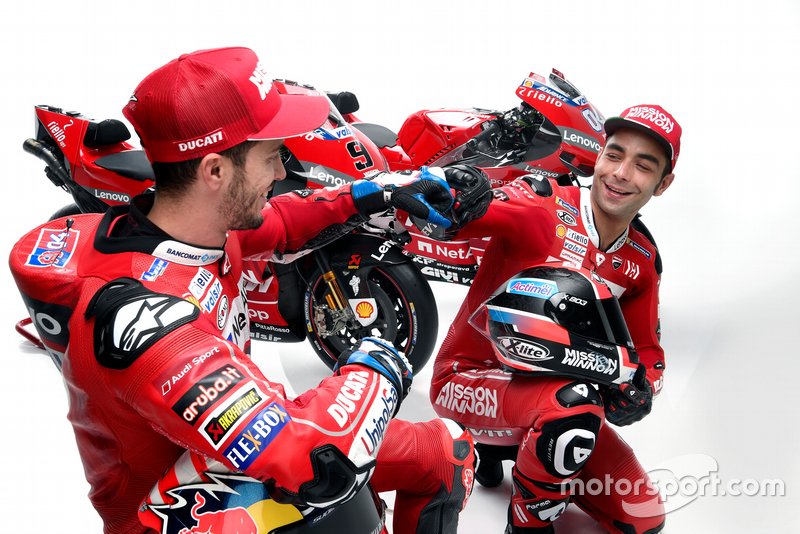 Andrea Dovizioso and Danilo Petrucci, Ducati Team