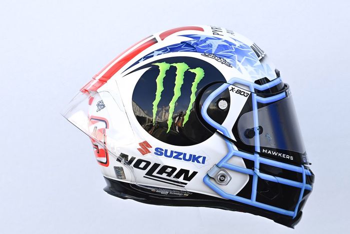 Casco de Alex Rins, Team Suzuki MotoGP