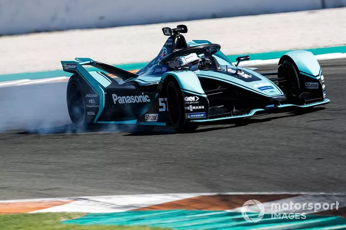 James Calado, Jaguar Racing, Jaguar I-Type 4, locks up