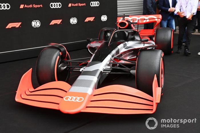 El concept de un coche de F1 que presentó Audi