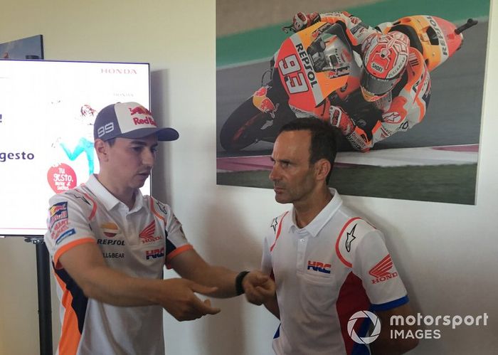 Jorge Lorenzo y Alberto Puig, Repsol Honda