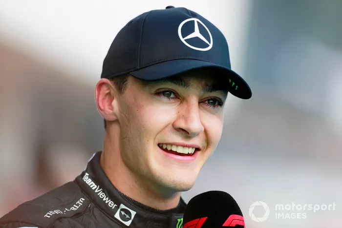 Ganador de la pole, George Russell, Mercedes-AMG