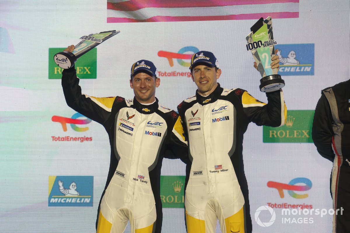 Podium: #64 Corvette Racing Chevrolet Corvette C8.R: Tommy Milner, Nick Tandy