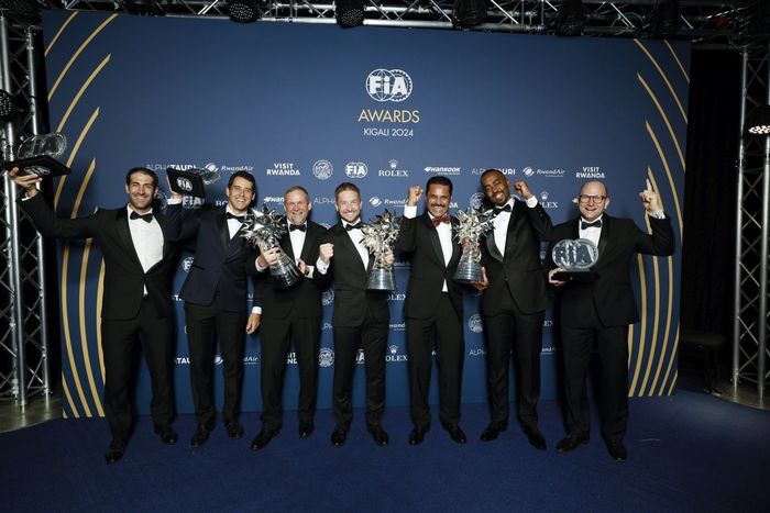 Lucas Moraes, Armand Monleon, Nasser Al-Attiyah, Edouard Boulanger, Ellen Bart, Christian Gakwaya, prezes Automobilklubu Rwandy, Timo Gottschalk
