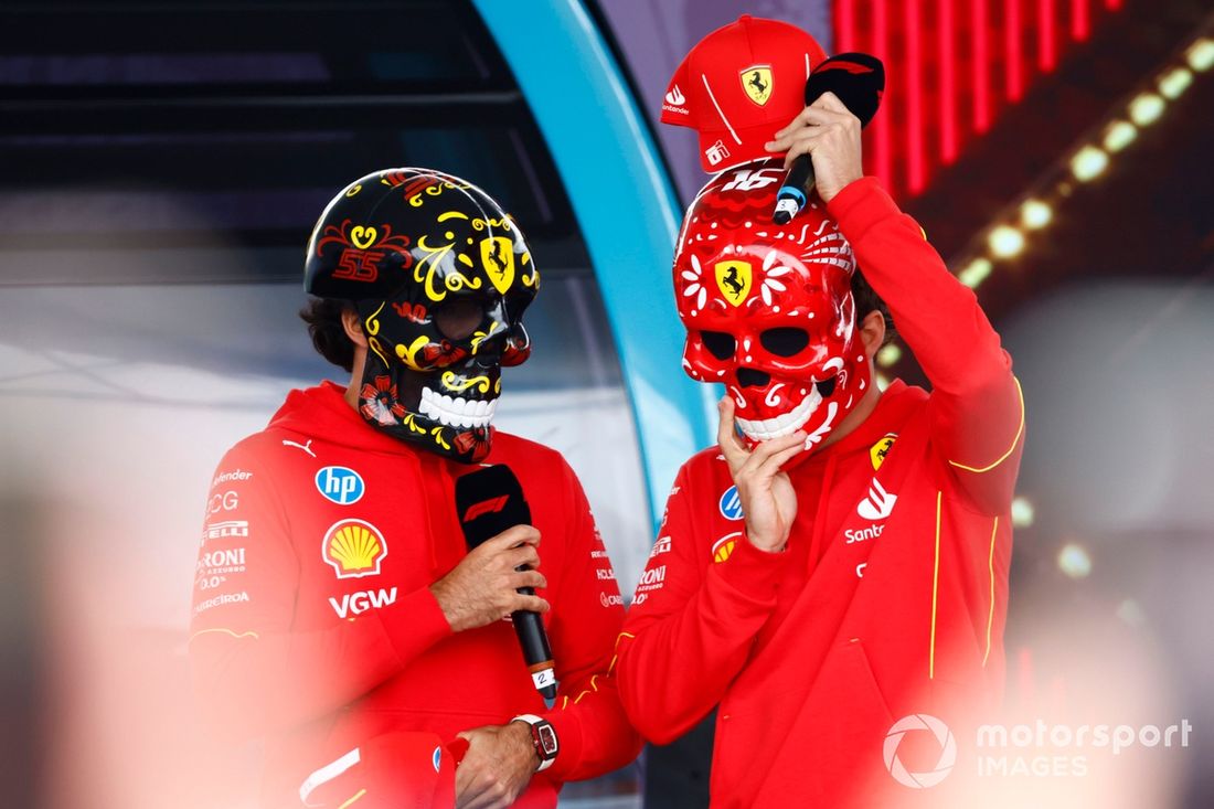 Carlos Sainz, Scuderia Ferrari, Charles Leclerc