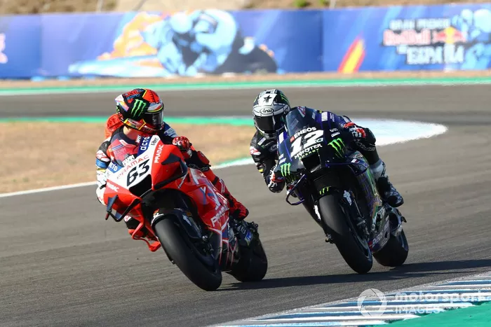 Pecco Bagnaia, Maverick Vinales, Yamaha Factory Racing