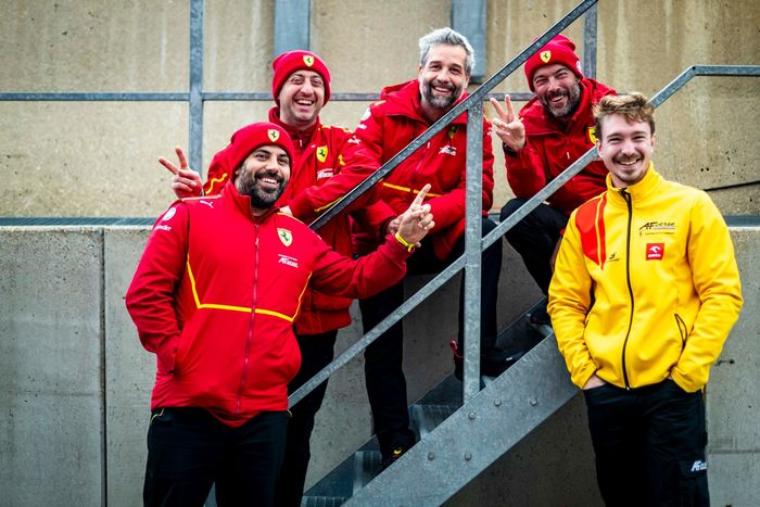 Ferrari AF Corse team members