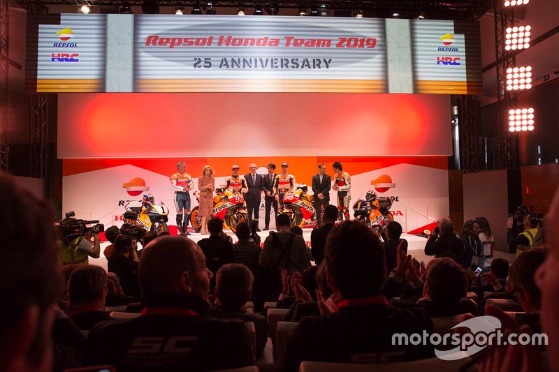 Mick Doohan, Alex Criville, Marc Márquez e Jorge Lorenzo, Repsol Honda Team