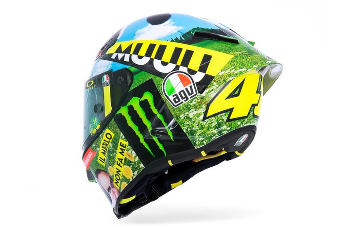 Casco de Valentino Rossi, Petronas Yamaha SRT  