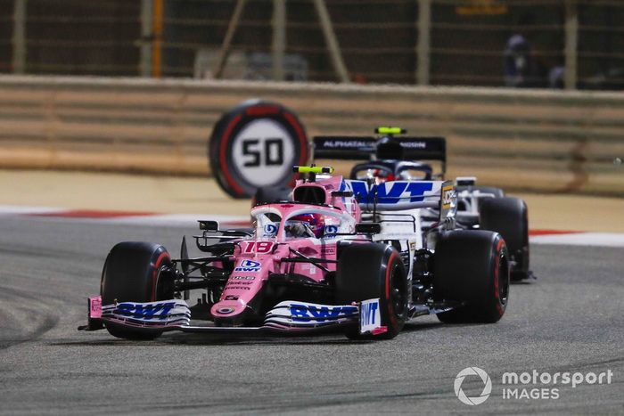 Lance Stroll, Racing Point RP20, Pierre Gasly, AlphaTauri AT01