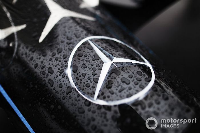 Mercedes badge on the Mercedes Benz EQ, EQ Silver Arrow 02