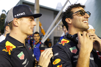 Max Verstappen, Red Bull Racing, and Daniel Ricciardo, Red Bull Racing