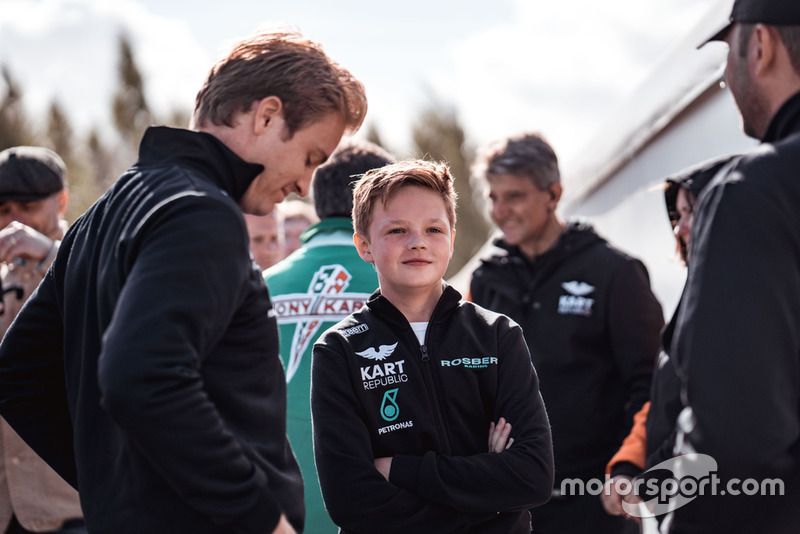 Nico Rosberg y Taylor Barnard