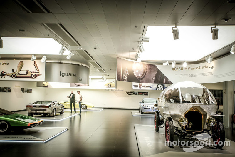Alfa Romeo esposte nel Museo