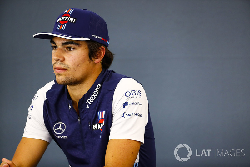 Lance Stroll, Williams Racing, in the Thursday press conference