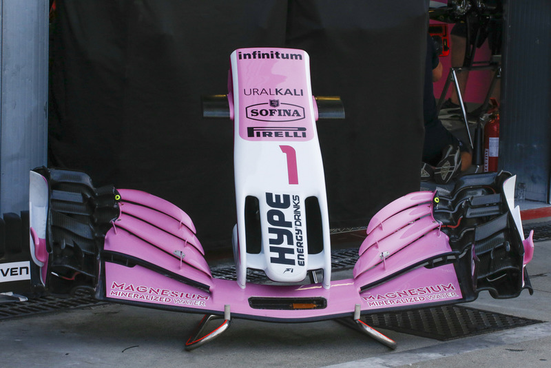 Racing Point Force India VJM11 nose and front wing