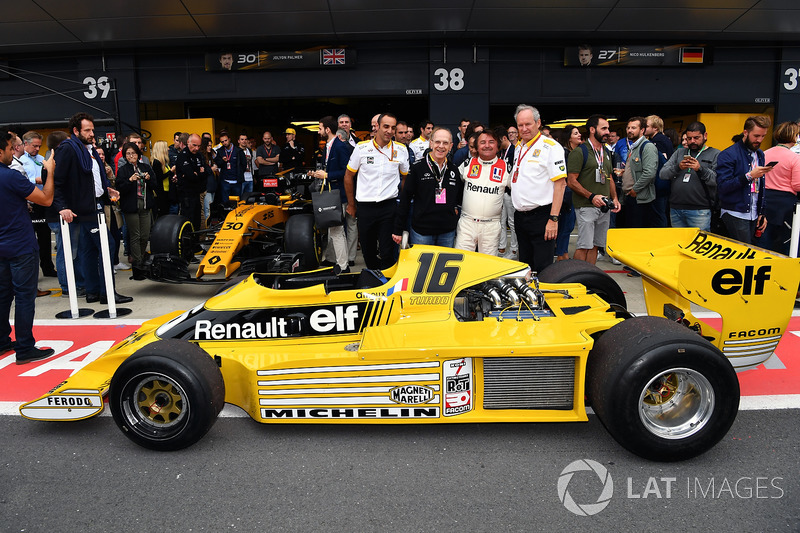 Cyril Abiteboul, Renault, Jerome Stoll, René Arnoux, Renault RS01