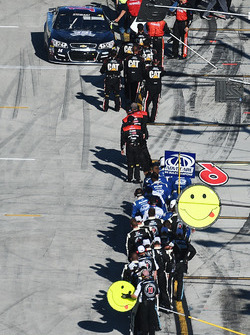 Tony Stewart, Stewart-Haas Racing, Chevrolet, vor seinem letzten NASCAR-Rennen