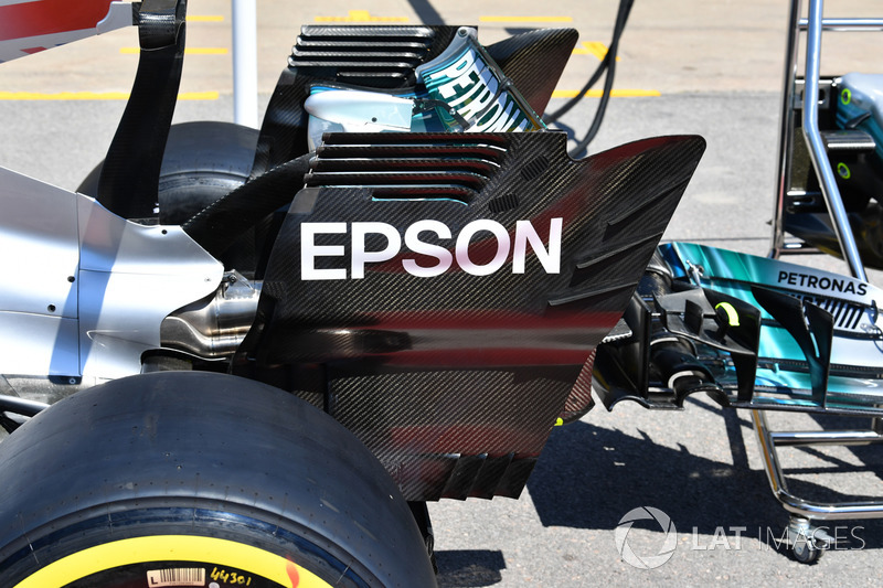 Mercedes-Benz F1 W08: Heckflügel