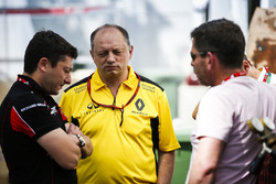 Frederic Vasseur, Racing Director, Renault Sport F1, in the GP2 paddock