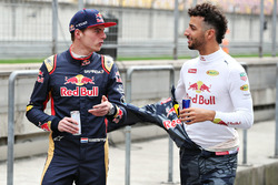 Daniel Ricciardo, Red Bull Racing and Max Verstappen, Scuderia Toro Rosso