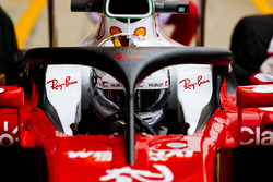 Sebastian Vettel, Ferrari SF16-H running the Halo cockpit cover