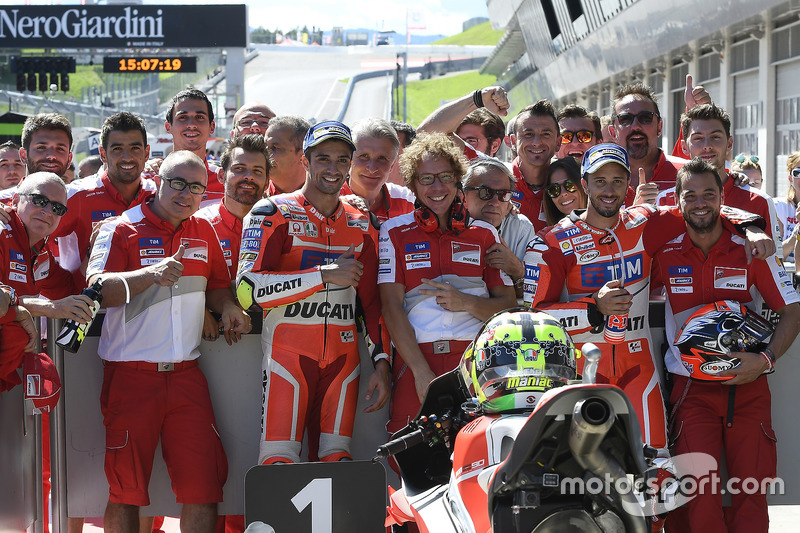 Poleman Andrea Iannone, Ducati Team, Andrea Dovizioso, Ducati Team