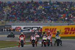 Andrea Iannone, Ducati Team; Scott Redding, Pramac Racing; Cal Crutchlow, Team LCR, Honda; Andrea Do