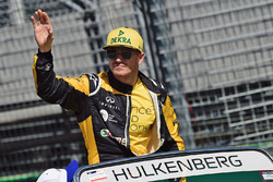 Nico Hulkenberg, Renault Sport F1 Team lors de la parade des pilotes