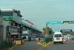 Pitlane en rechte lijn