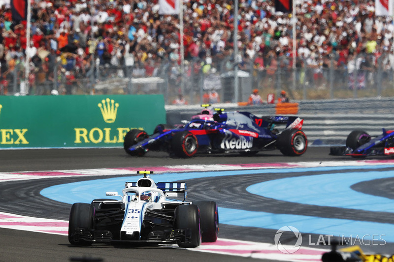 Sergey Sirotkin, Williams FW41, Pierre Gasly, Toro Rosso STR13