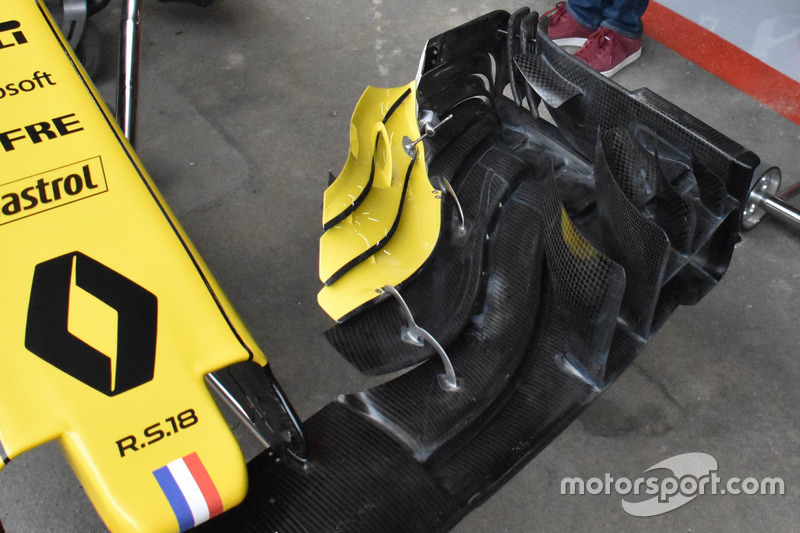 Renault Sport F1 Team RS 18 front wing detail