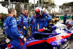 Pierre Gasly, Toro Rosso, on the grid