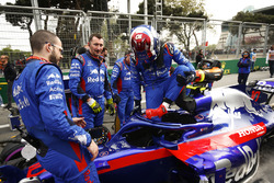 Pierre Gasly, Toro Rosso, on the grid