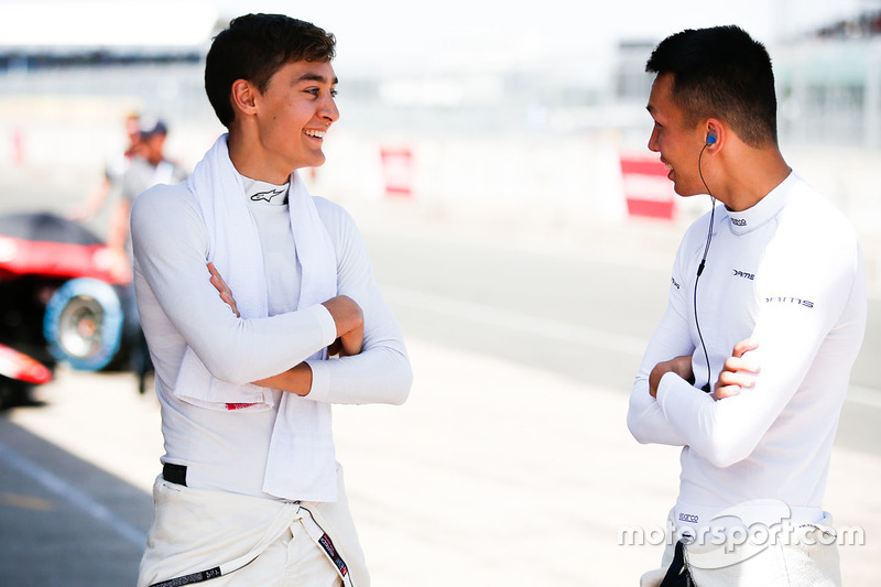 George Russell, ART Grand Prix, Alexander Albon, DAMS