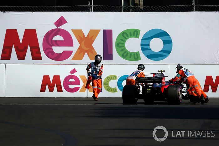 El auto de Pierre Gasly, Scuderia Toro Rosso STR12