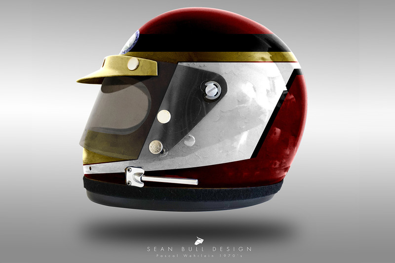 Pascal Wehrlein 1970's helmet concept