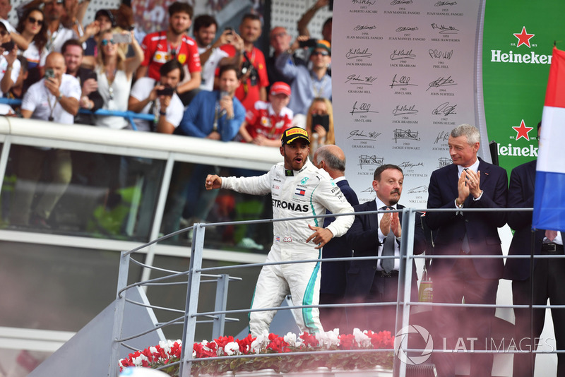 Suasana podium GP Italia