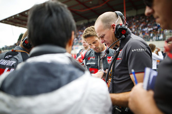 Romain Grosjean, Haas F1 Team, gridde