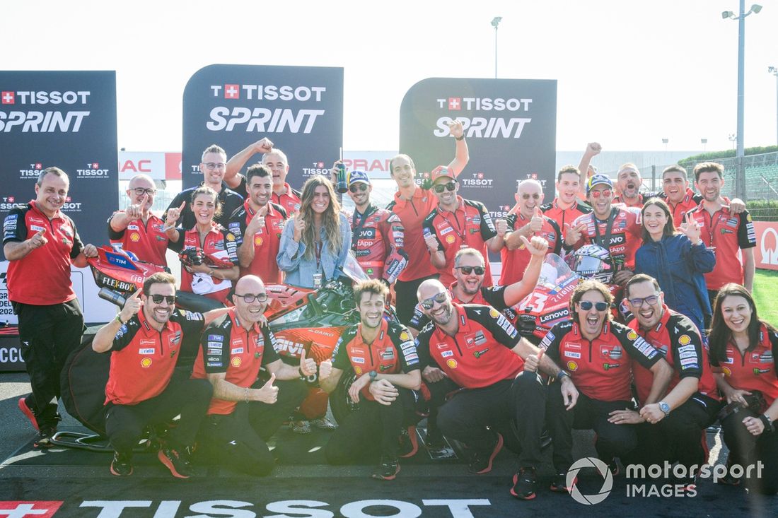 Francesco Bagnaia, zespół Ducati, Enea Bastianini, zespół Ducati